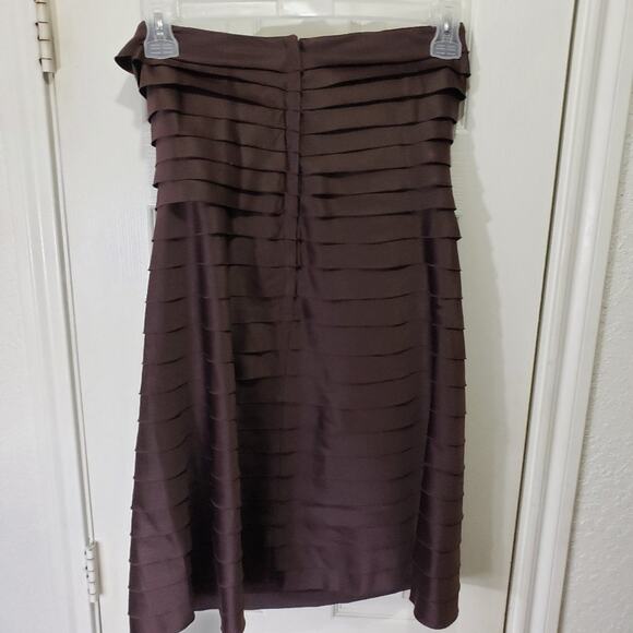Eliza J Layered Strapless Dress Size 10P - Picture 3 of 11